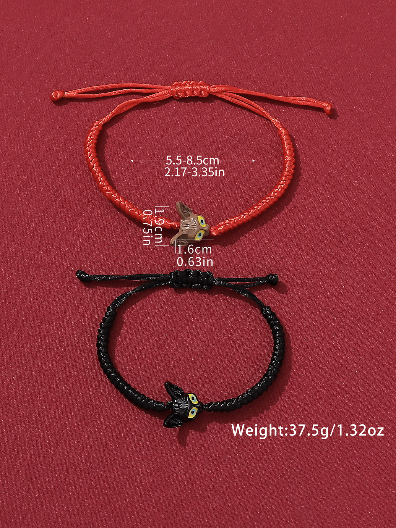 Cute Streetwear Cat Synthetic Resin Alloy Valentine's Day Couple Drawstring Bracelets display picture 22