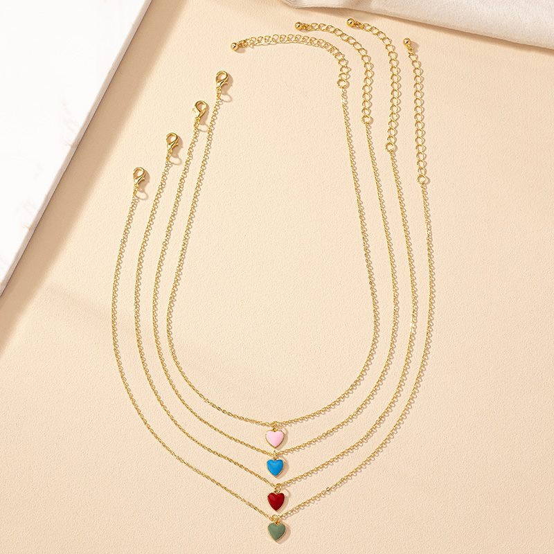 Ig Style Korean Style Heart Shape Alloy Wholesale Pendant Necklace display picture 3