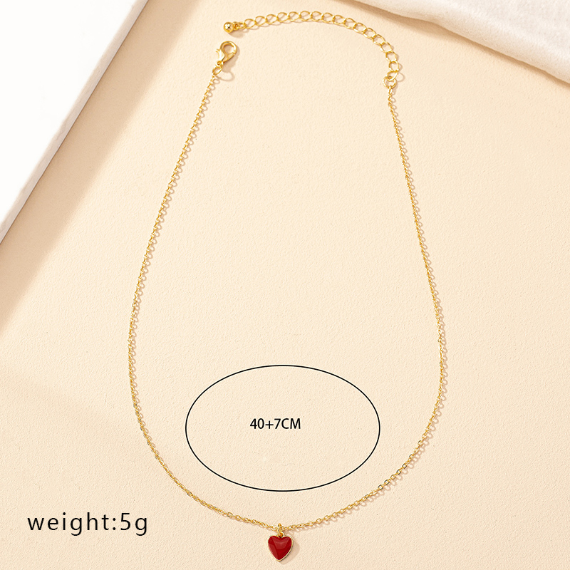 Ig Style Korean Style Heart Shape Alloy Wholesale Pendant Necklace display picture 5