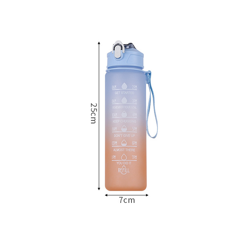 Lässig Farbverlauf Wasserflaschen 1 Stück display picture 1