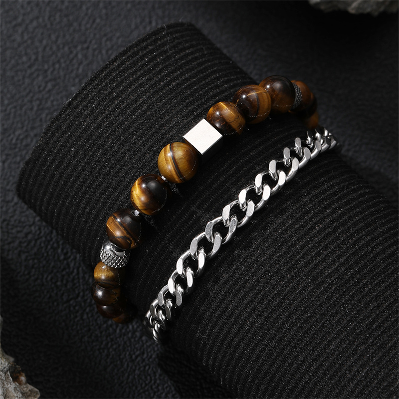Casual Punk Cool Style Leaf Skull Pu Leather Alloy Men's Bracelets display picture 120