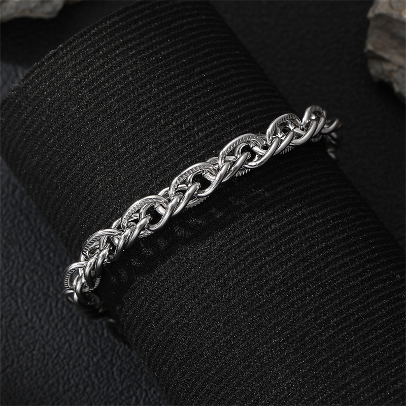 Casual Punk Cool Style Leaf Skull Pu Leather Alloy Men's Bracelets display picture 148