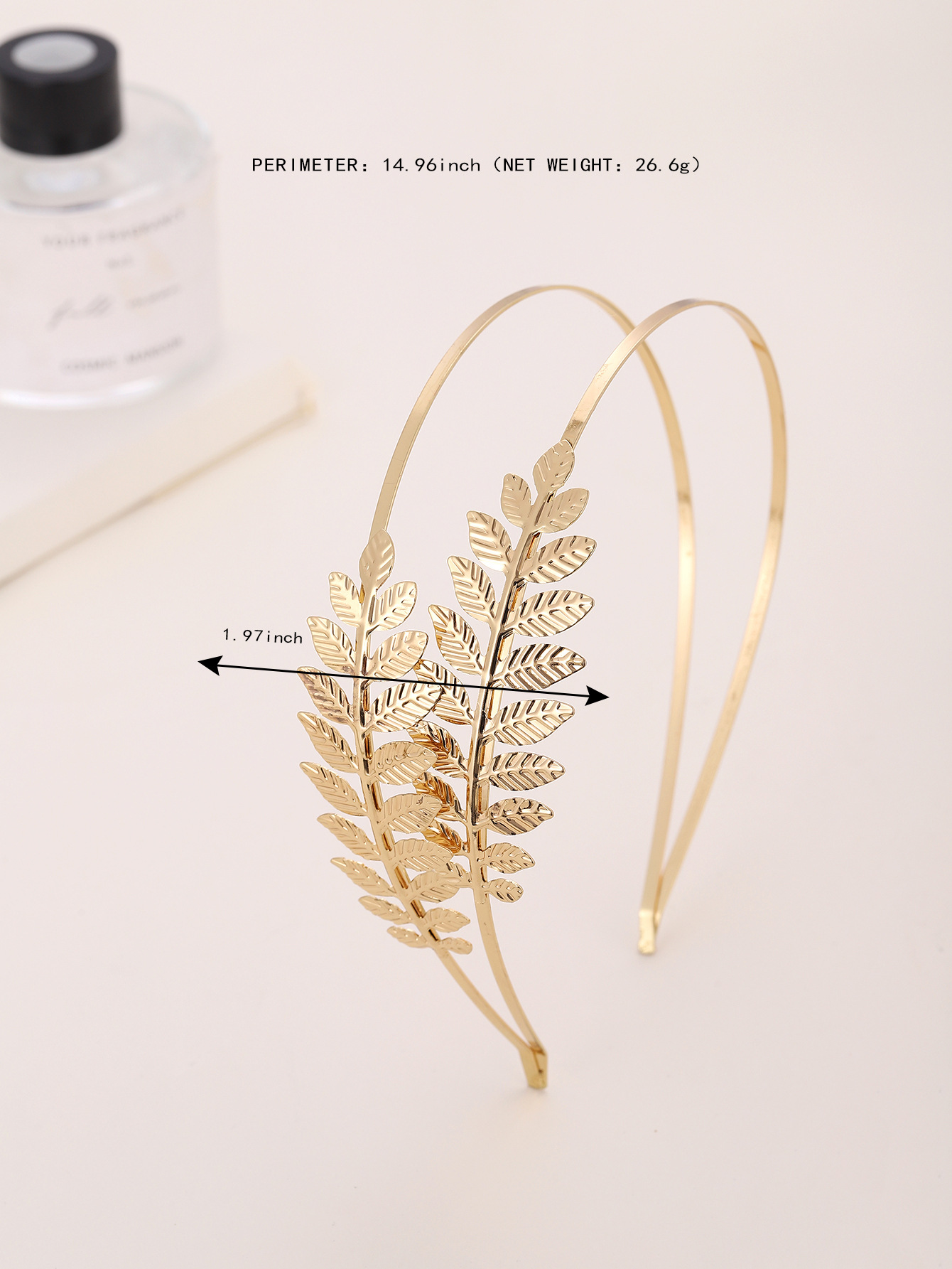 Women's Elegant Leaf Alloy Plating Hair Band display picture 1