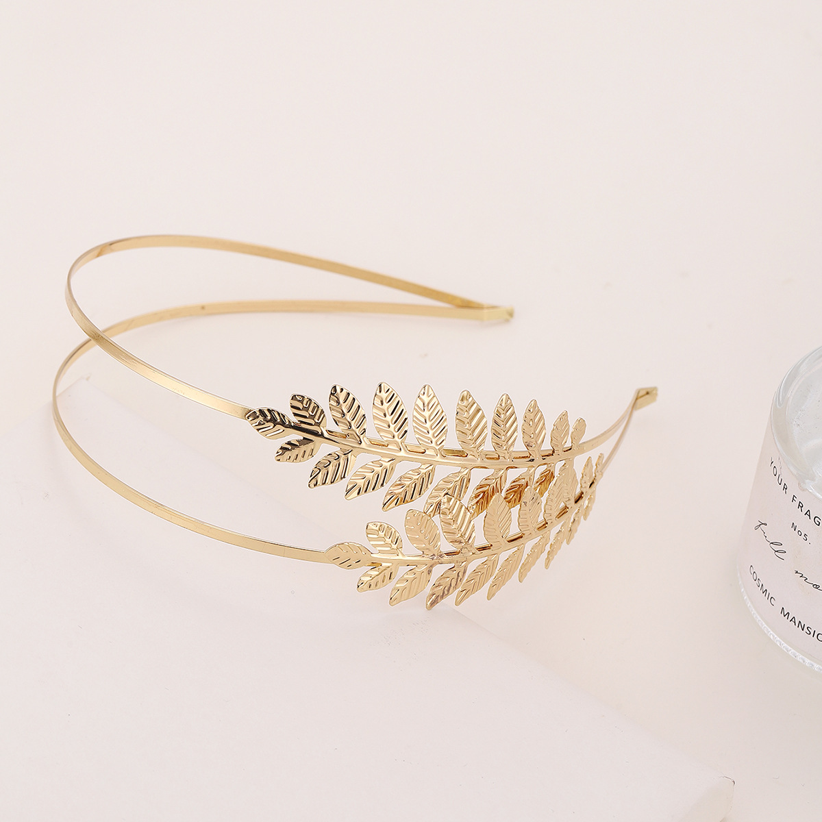Women's Elegant Leaf Alloy Plating Hair Band display picture 3