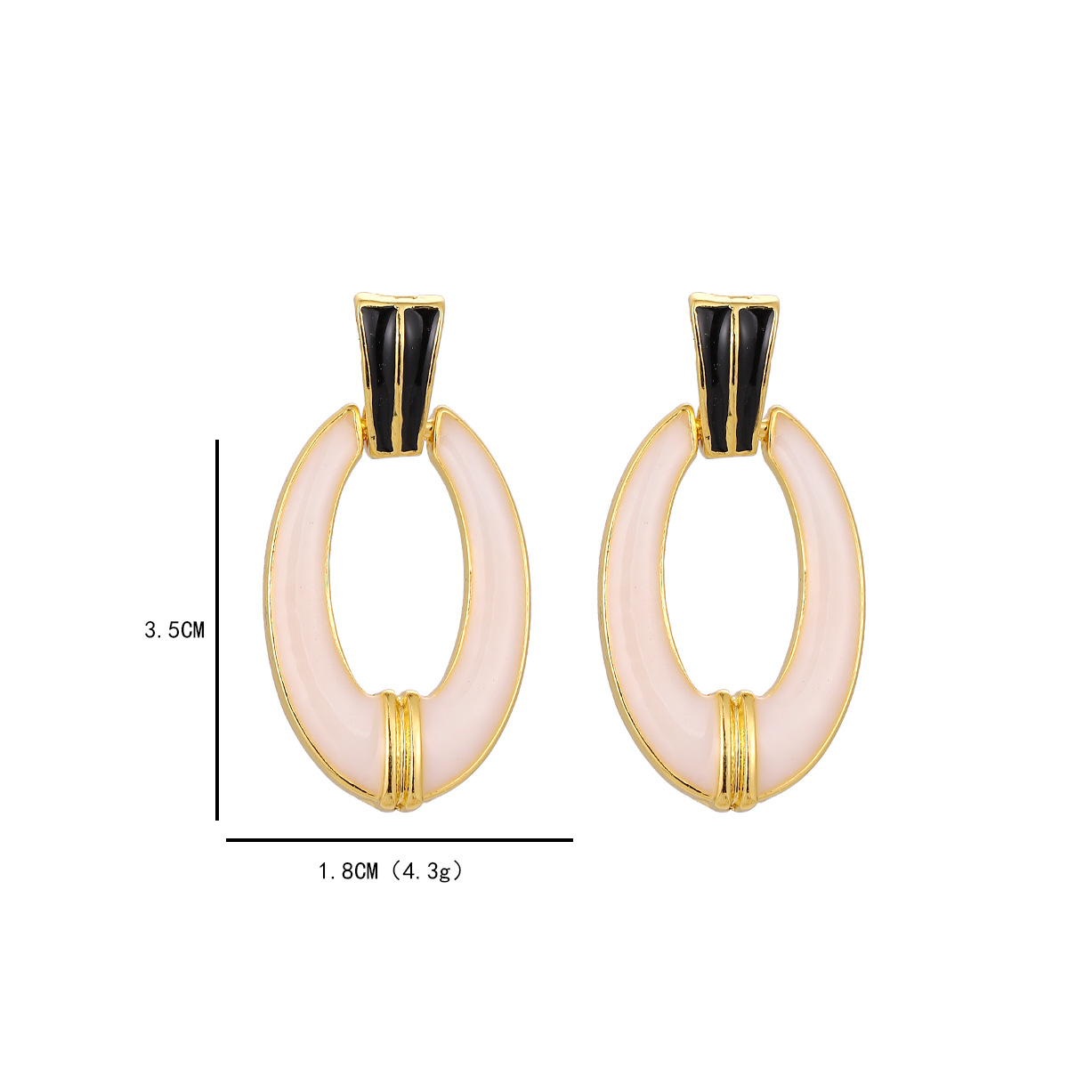1 Pair Elegant Lady Geometric Plating Alloy Drop Earrings display picture 1