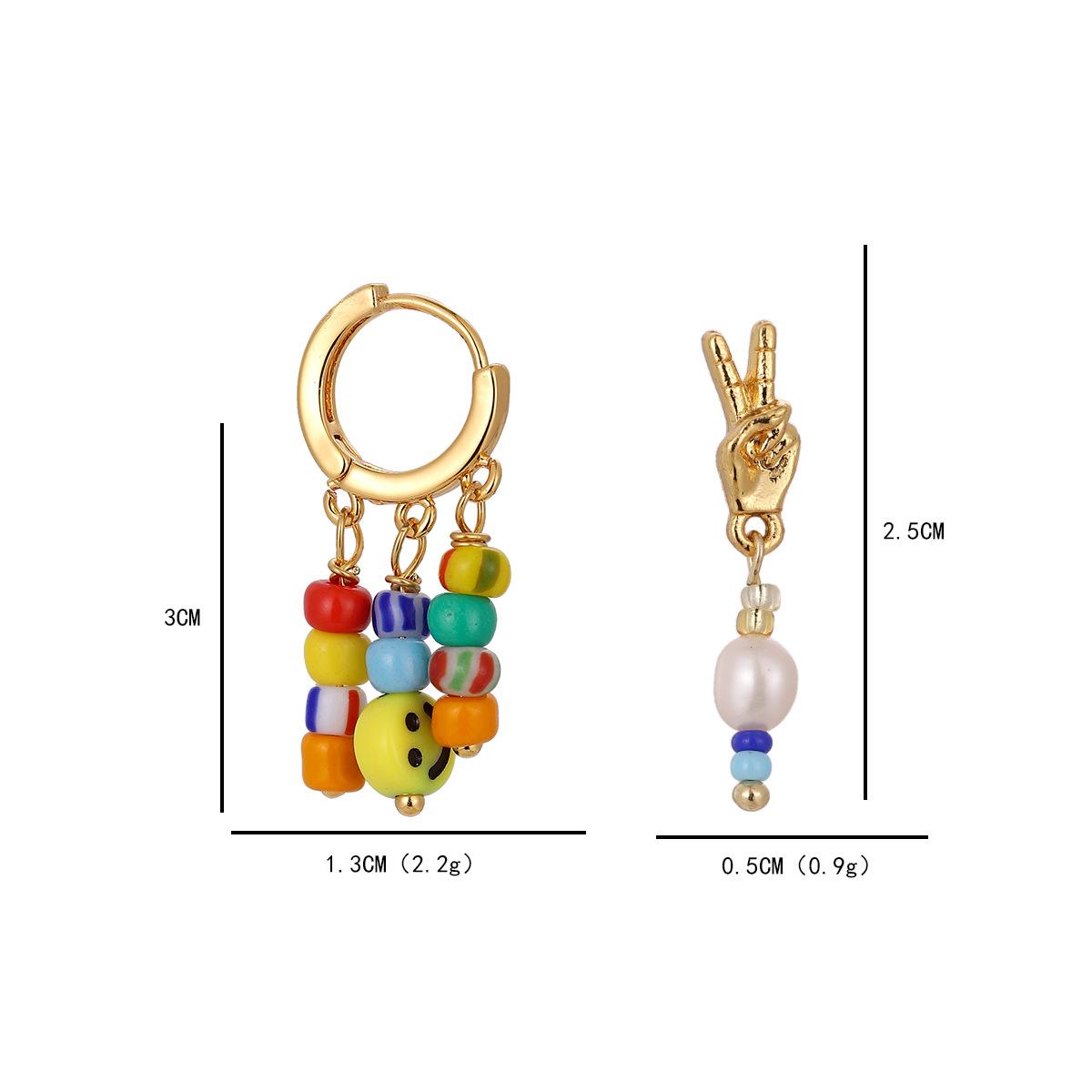 1 Pair Casual Elegant Geometric Plating Mixed Materials Drop Earrings display picture 1