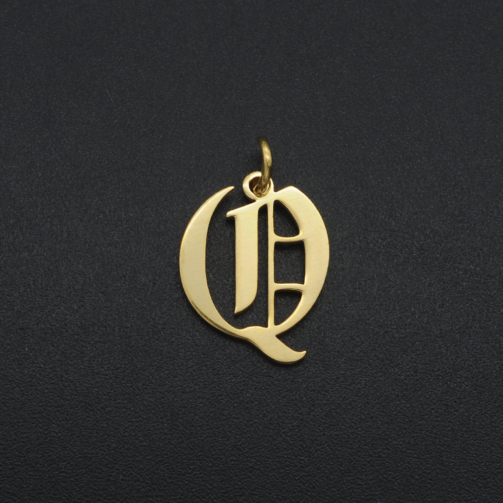 Simple Style Letter Stainless Steel Polishing Plating 18k Gold Plated Jewelry Accessories display picture 9