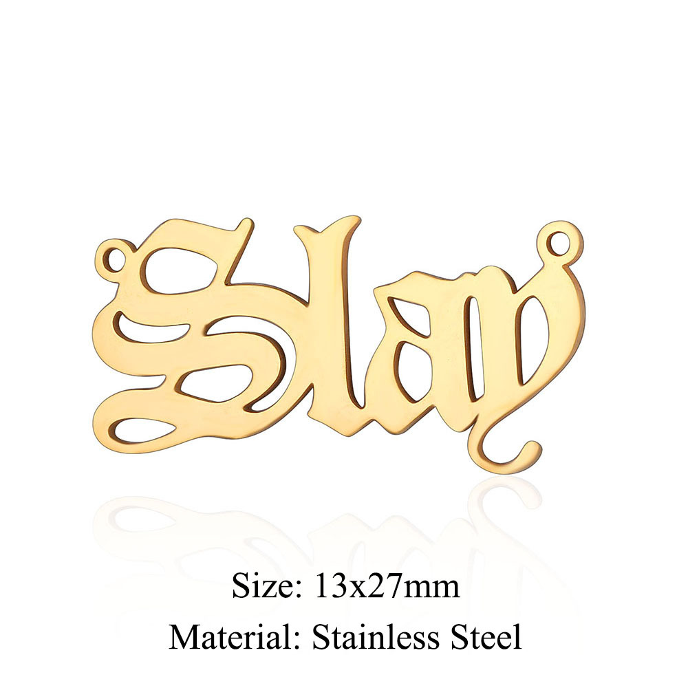 Simple Style Angel Stainless Steel Polishing Plating Gold Plated Jewelry Accessories display picture 6