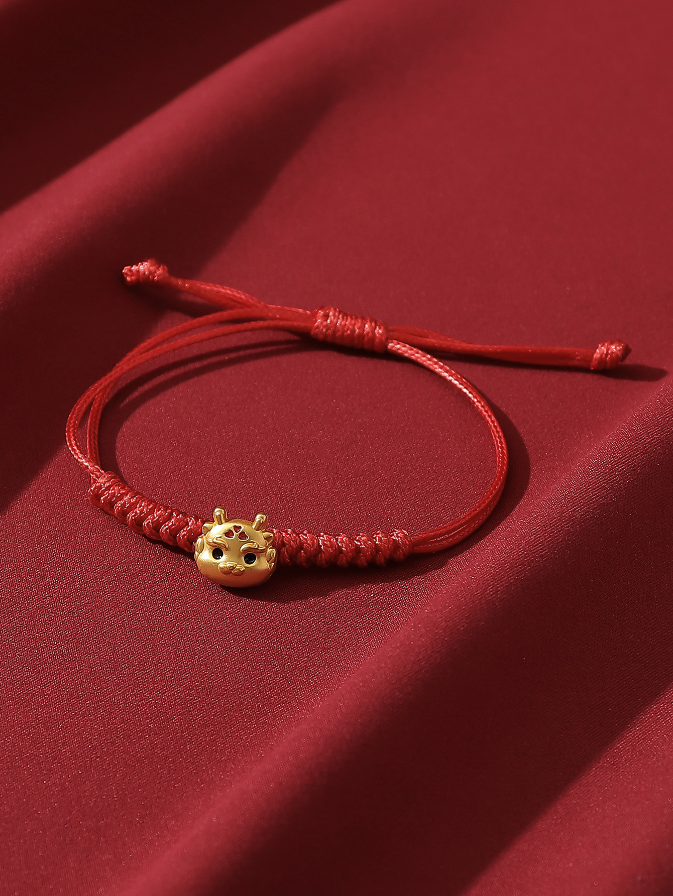 Casual Cute Simple Style Animal Dragon Synthetic Fibre Alloy Unisex Drawstring Bracelets display picture 3