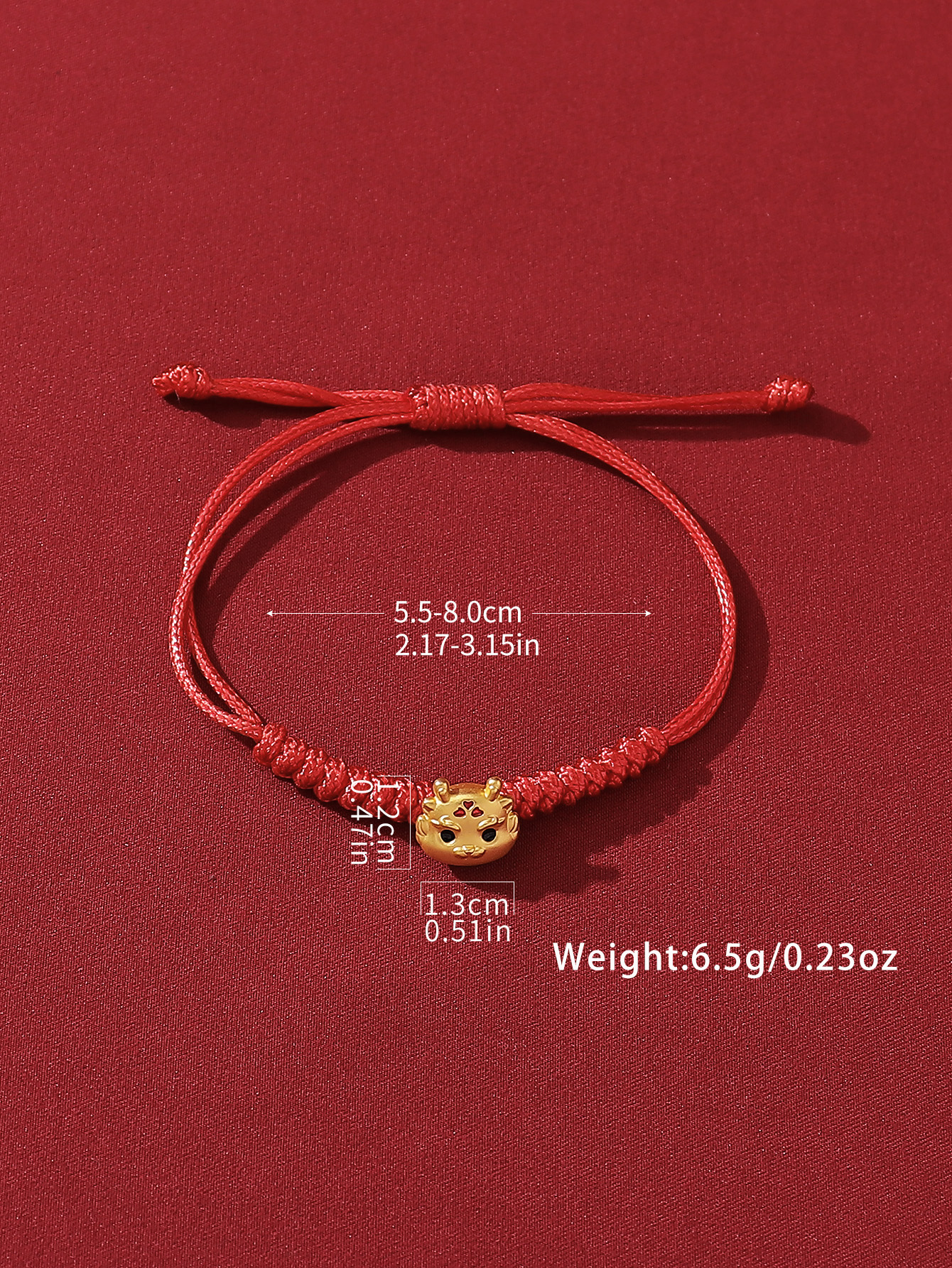 Casual Cute Simple Style Animal Dragon Synthetic Fibre Alloy Unisex Drawstring Bracelets display picture 9