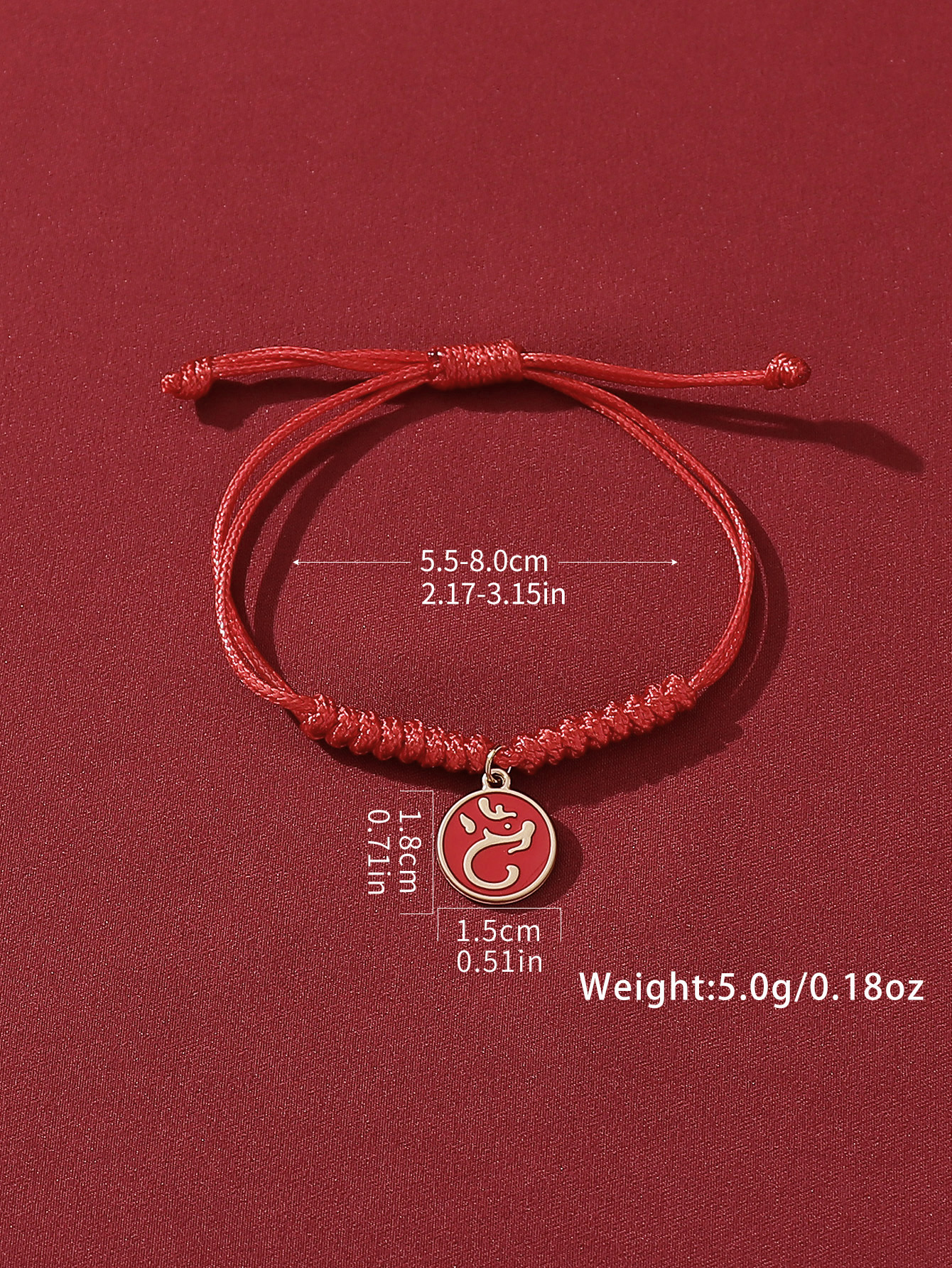 Casual Cute Simple Style Animal Dragon Synthetic Fibre Alloy Unisex Drawstring Bracelets display picture 12