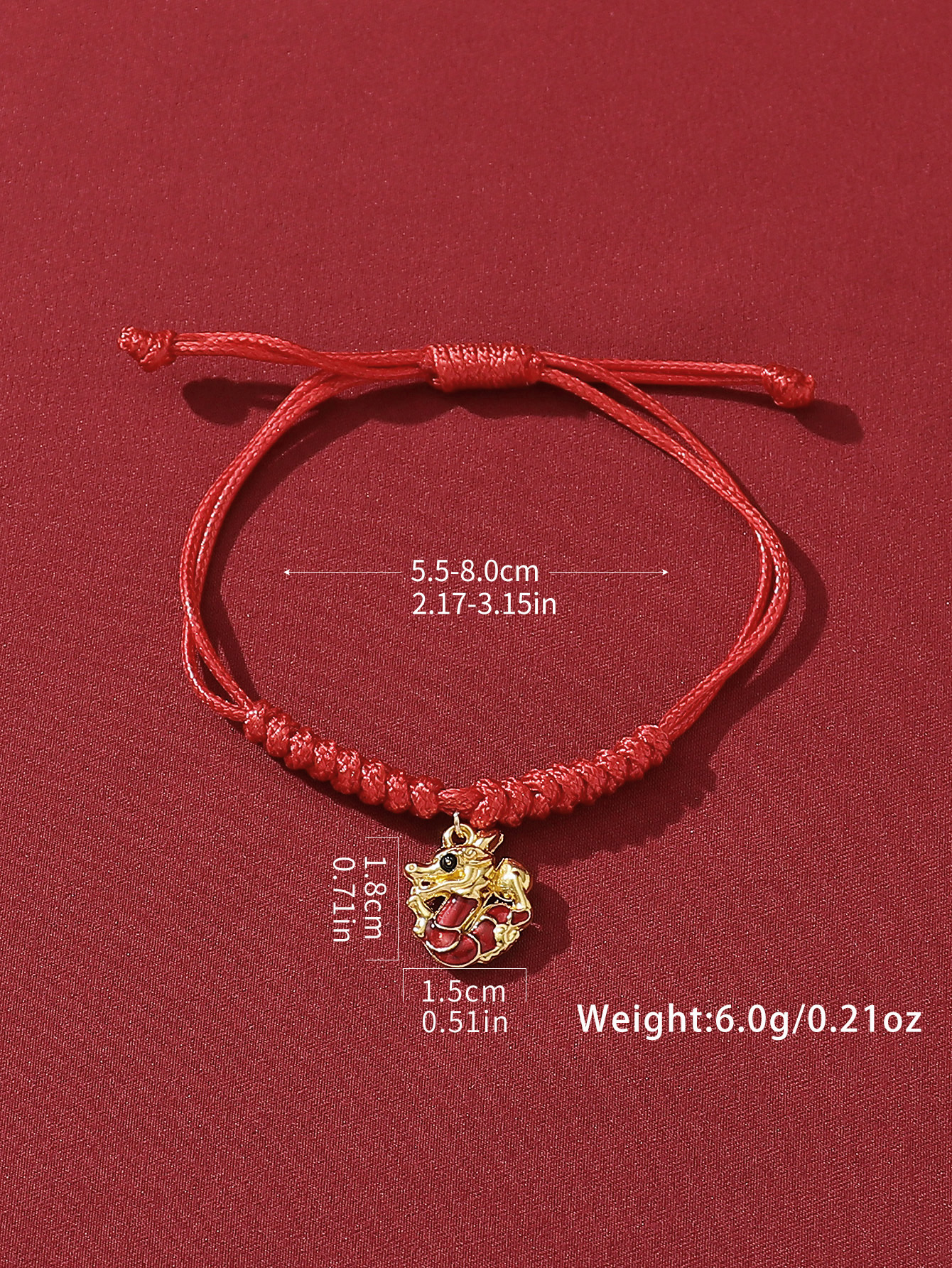 Casual Cute Simple Style Animal Dragon Synthetic Fibre Alloy Unisex Drawstring Bracelets display picture 13