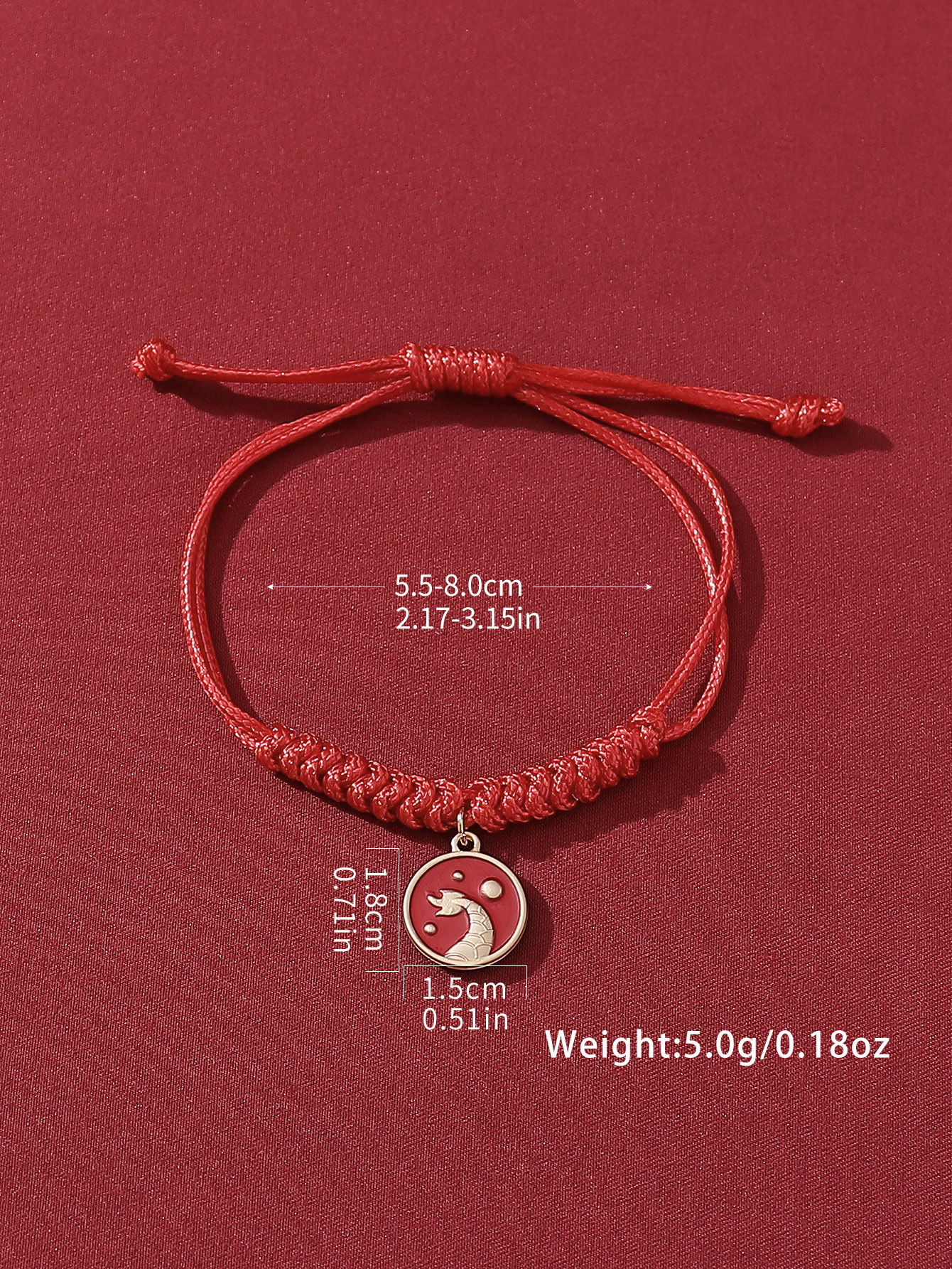 Lässig Süß Einfacher Stil Tier Drachen Synthetische Faser Legierung Unisex Kordelzug Armbänder display picture 31