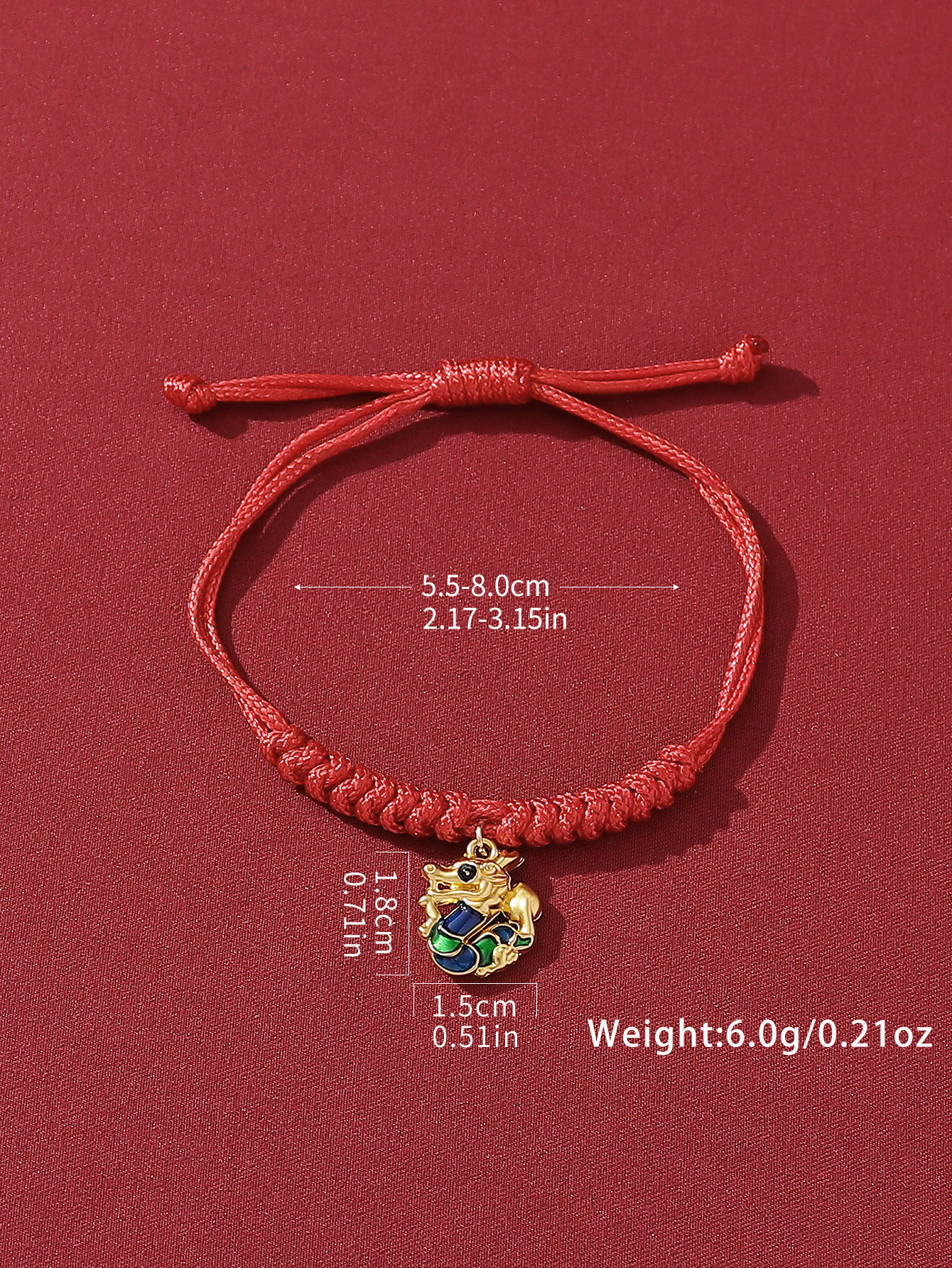 Casual Cute Simple Style Animal Dragon Synthetic Fibre Alloy Unisex Drawstring Bracelets display picture 17