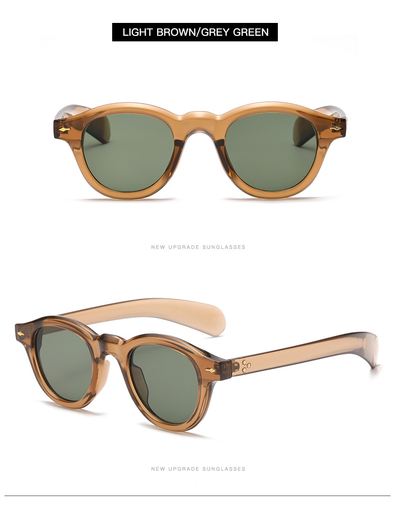 Simple Style Commute Color Block Pc Oval Frame Full Frame Women's Sunglasses display picture 4