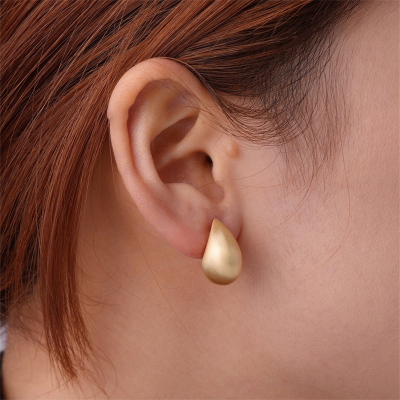 1 Pair Exaggerated Simple Style C Shape U Shape Geometric Polishing Plating Hollow Out 304 Stainless Steel Copper Ear Studs display picture 21
