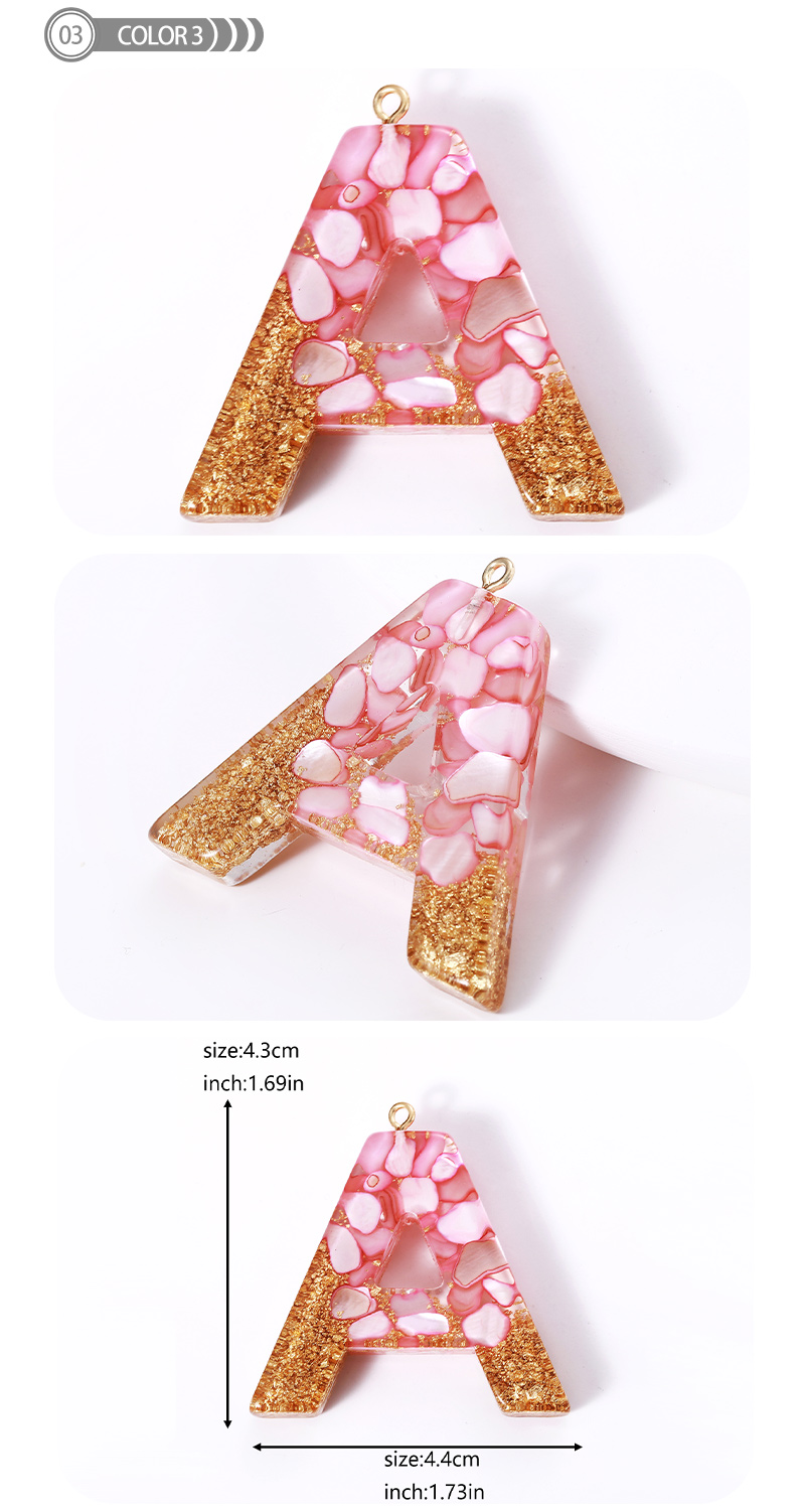 1 Piece Romantic Simple Style Letter Resin Valentine's Day Jewelry Accessories display picture 4