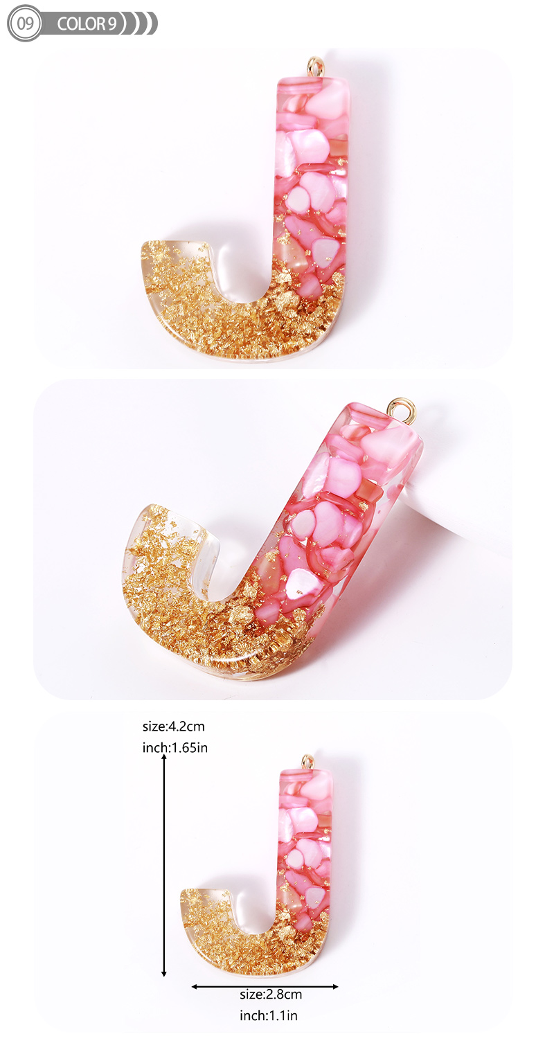 1 Piece Romantic Simple Style Letter Resin Valentine's Day Jewelry Accessories display picture 10