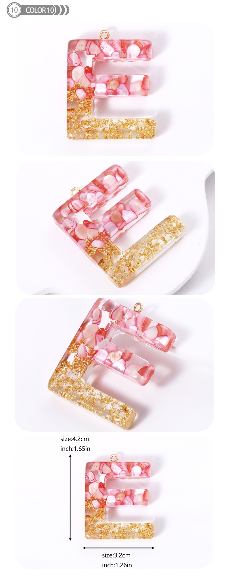 1 Piece Romantic Simple Style Letter Resin Valentine's Day Jewelry Accessories display picture 11