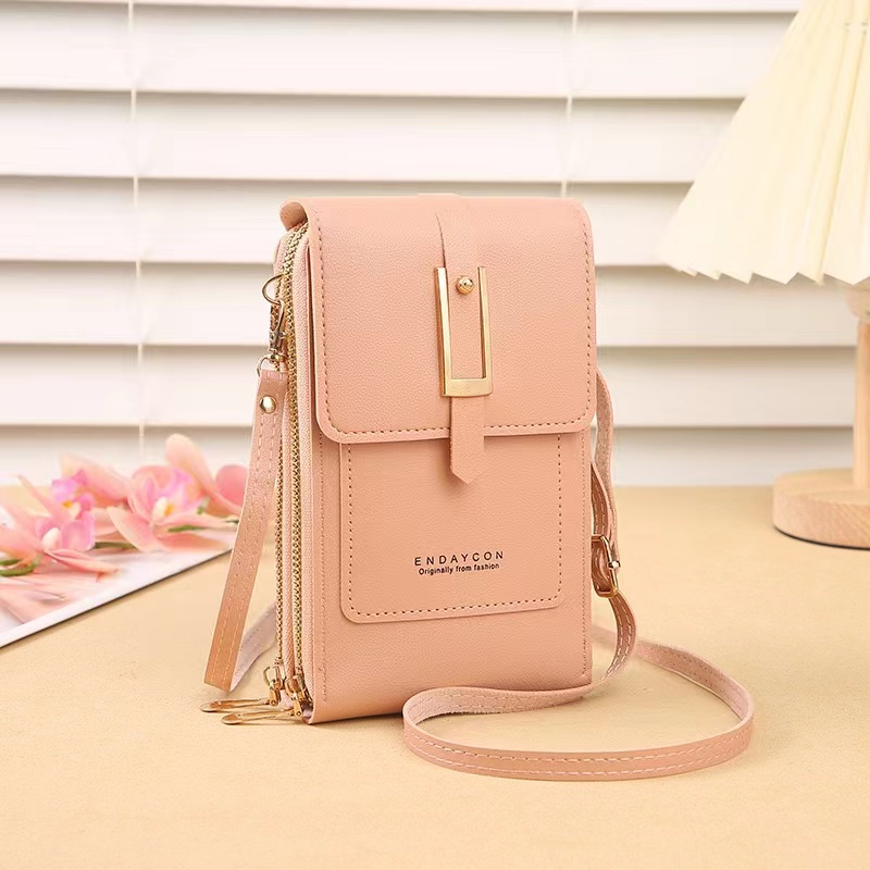 Women's Pu Leather Solid Color Classic Style Square Zipper Phone Wallets display picture 9