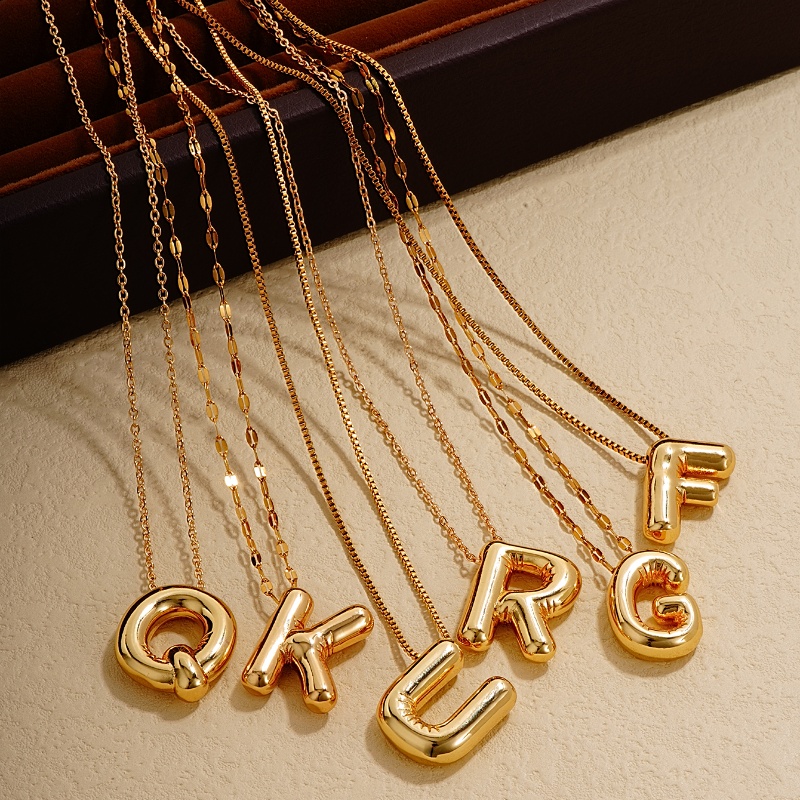 304 Stainless Steel Copper Gold Plated IG Style Simple Style Polishing Plating Letter Charms display picture 3