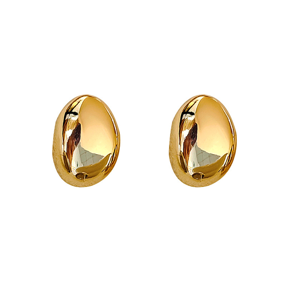 1 Pair Basic Classic Style Geometric Plating Alloy 14k Gold Plated Silver Plated Ear Studs display picture 5