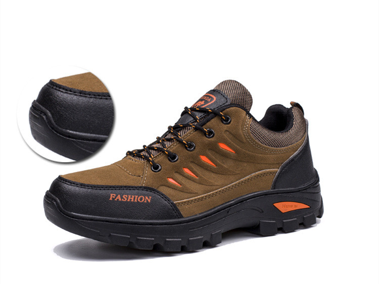 Men's Casual Sports Stripe Round Toe Hiking Shoes display picture 9