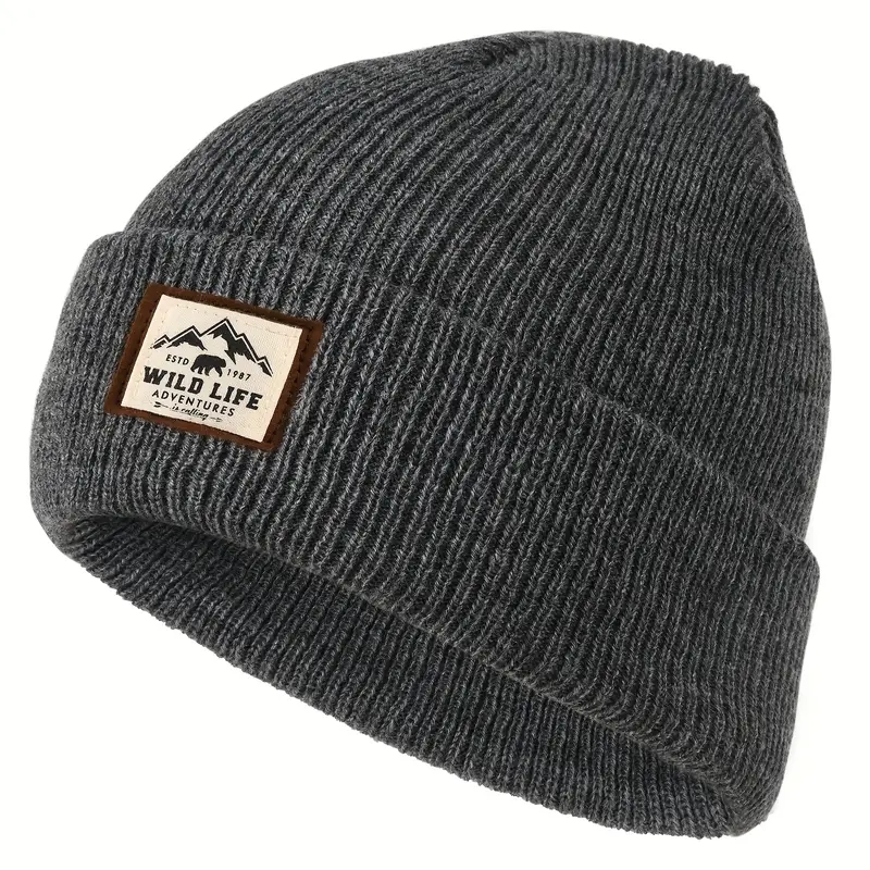 Unisex Casual Modern Style Simple Style Solid Color Braid Eaveless Beanie Hat display picture 4