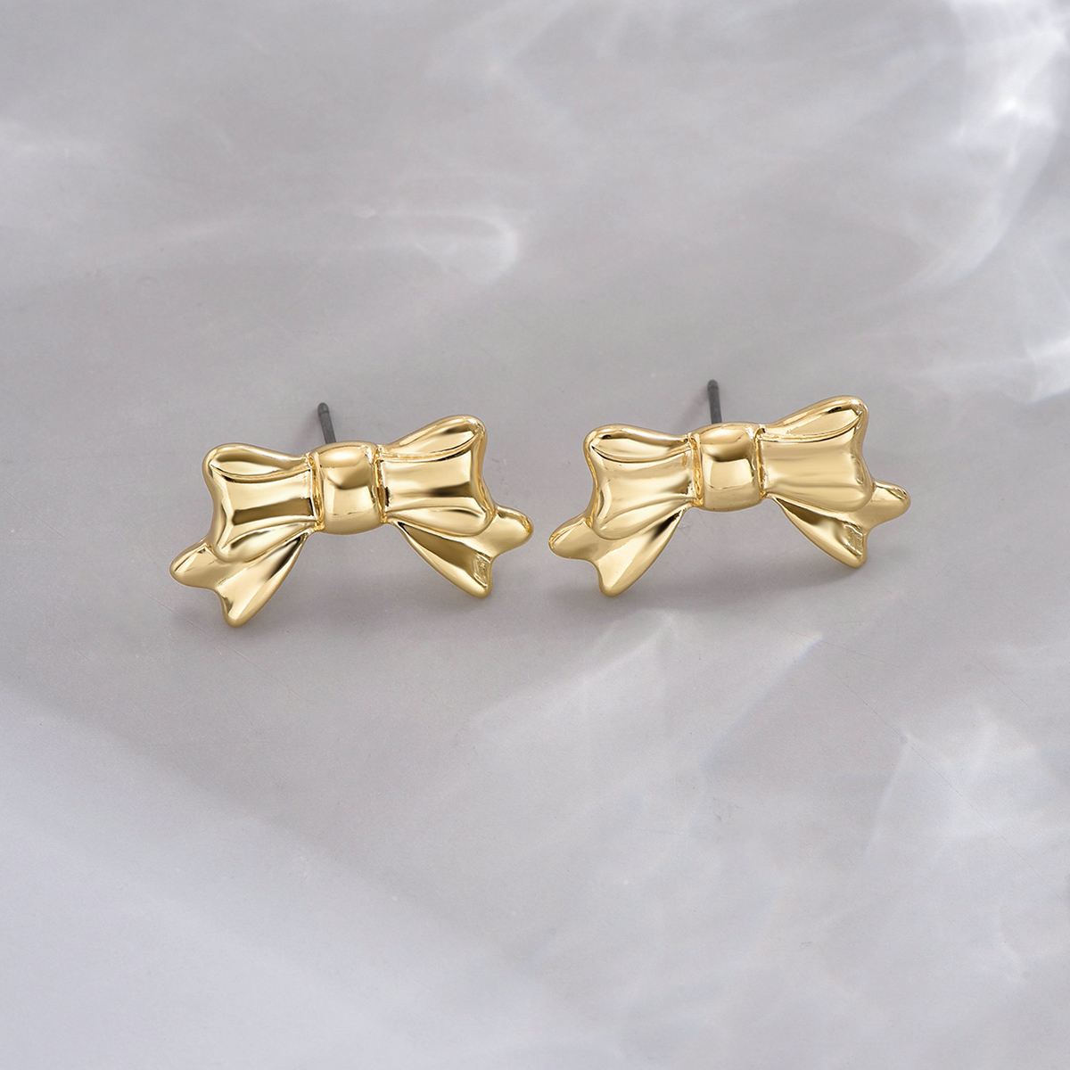 1 Pair Simple Style Insect Bow Knot Pearl Inlay Alloy Zinc Rhinestones Drop Earrings Ear Studs display picture 5