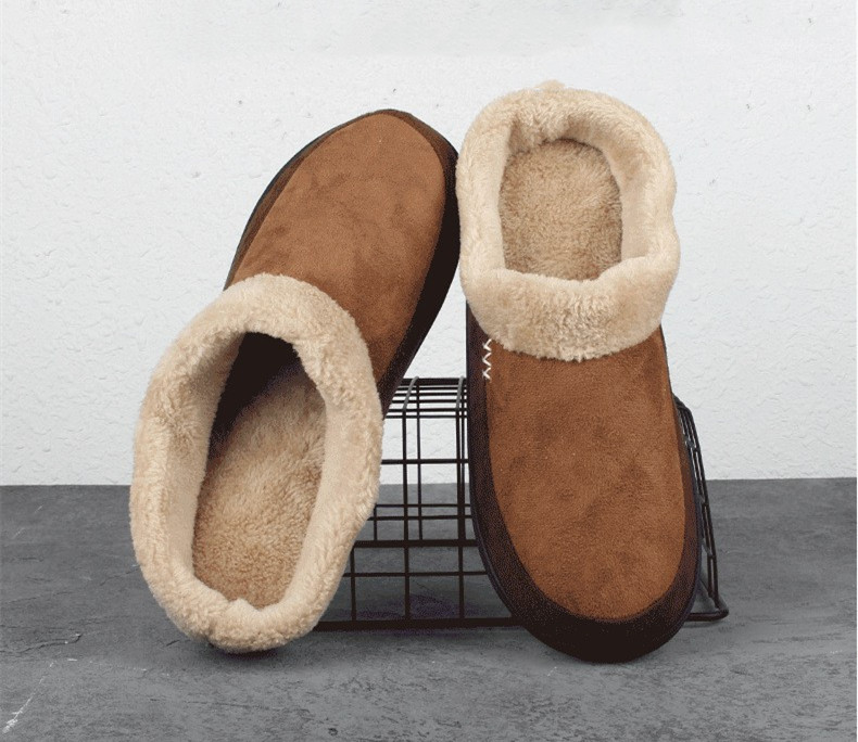 Men's Casual Solid Color Round Toe Cotton Slippers display picture 5
