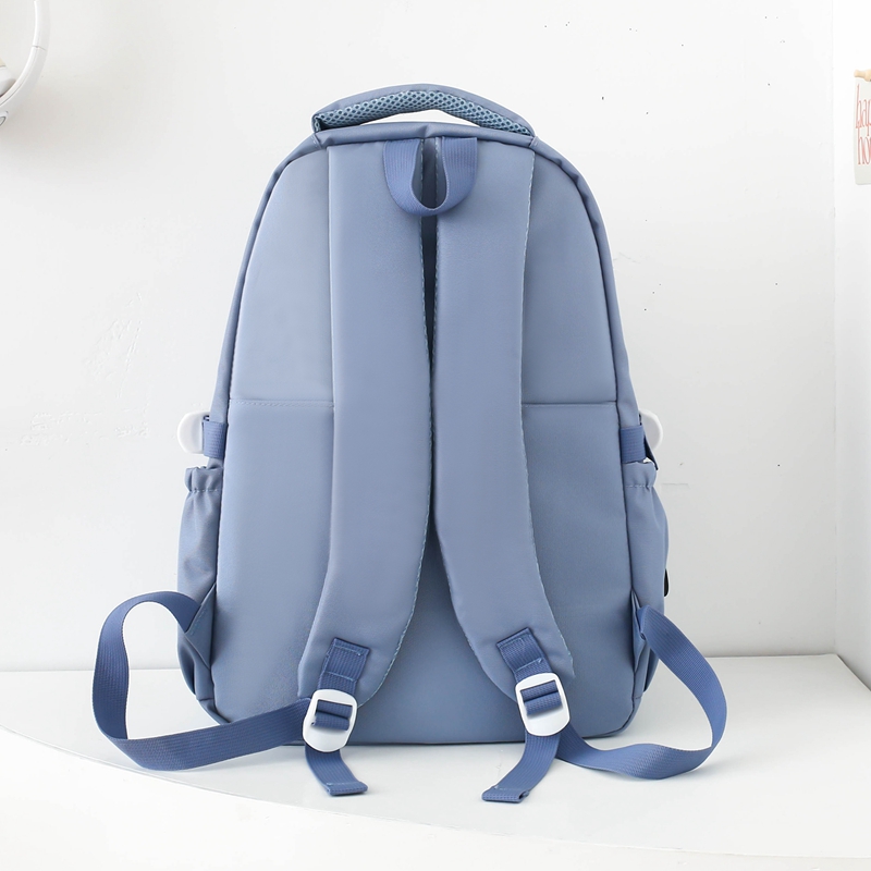One Size Solid Color School School Backpack display picture 1