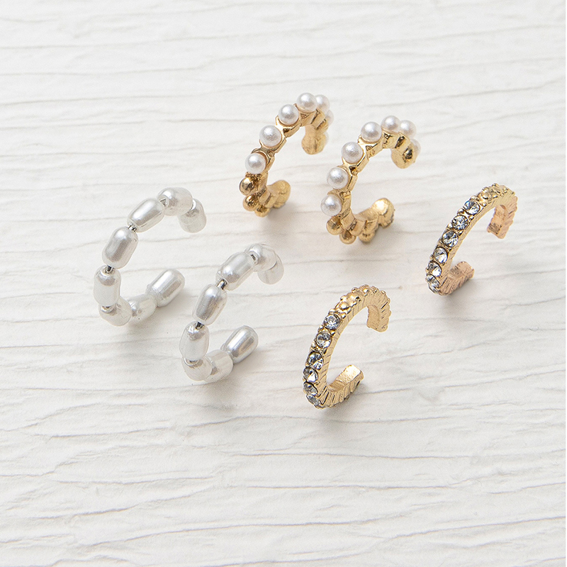 1 Set Ig Style Simple Style Cross Snake Bow Knot Plating Inlay Alloy Zircon Gold Plated Ear Studs display picture 3