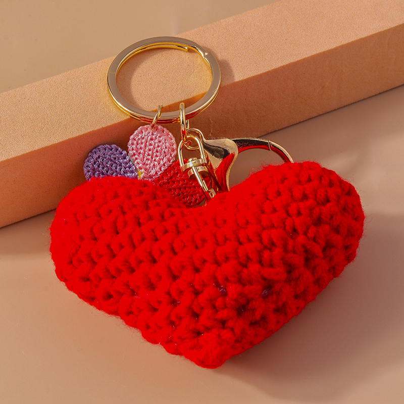 Simple Style Commute Heart Shape Zinc Alloy Valentine's Day Keychain display picture 4