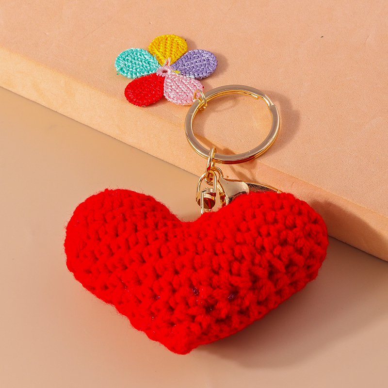 Simple Style Commute Heart Shape Zinc Alloy Valentine's Day Keychain display picture 5