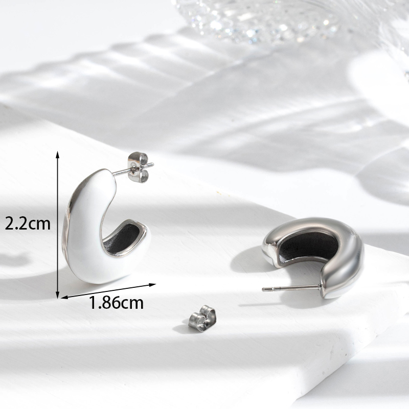 1 Pair Sweet Simple Style Tassel Tassel Plating Stainless Steel 18k Gold Plated Drop Earrings display picture 1
