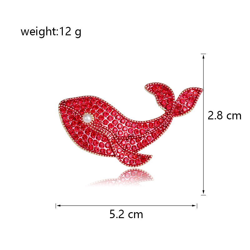 Vintage Style Animal Flower Whale Alloy Unisex Brooches display picture 5