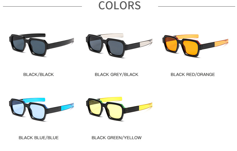 Vintage Style Streetwear Geometric Pc Square Full Frame Women's Sunglasses display picture 4