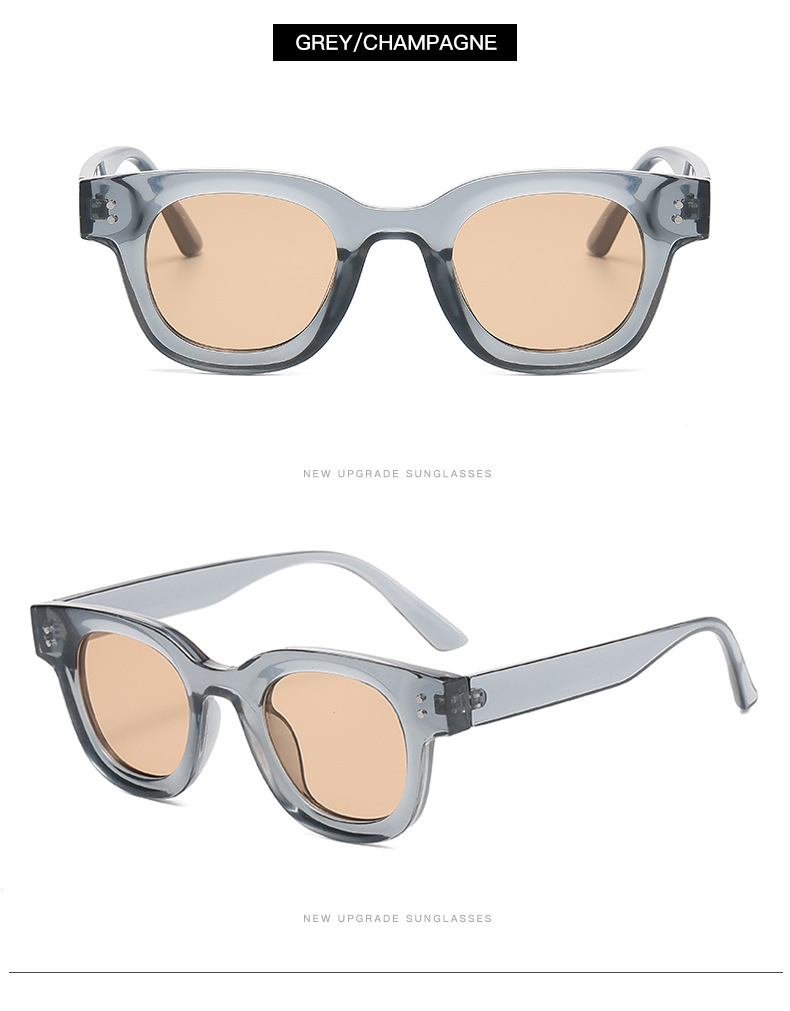 Retro Geometric Pc Oval Frame Full Frame Women's Sunglasses display picture 8