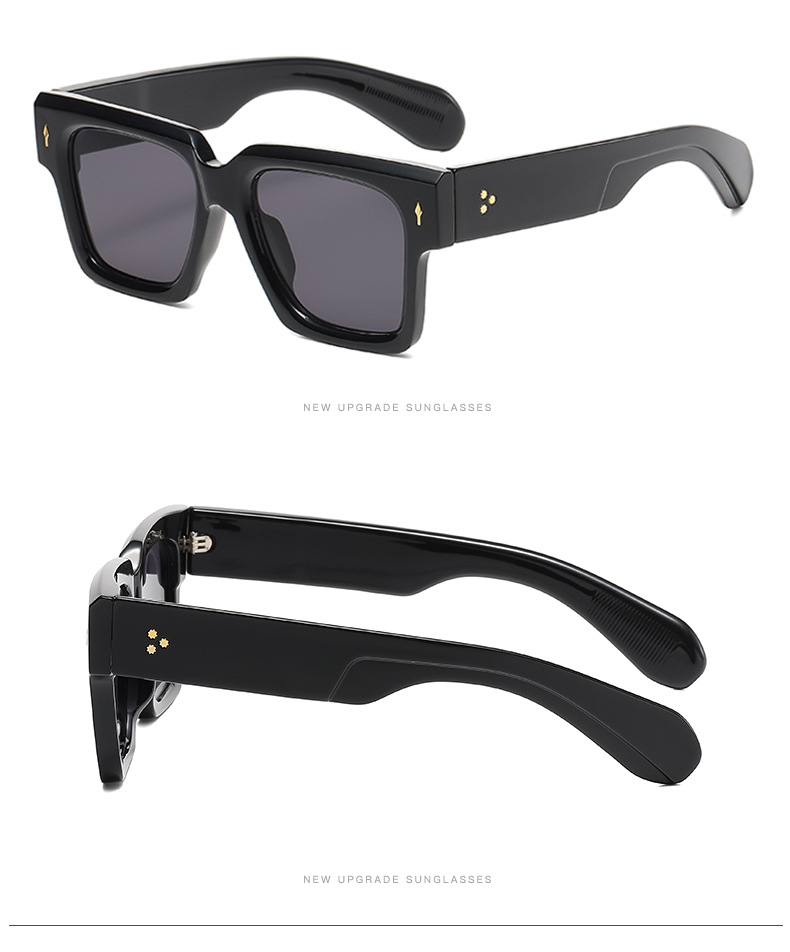 Retro Streetwear Geometric Pc Square Full Frame Women's Sunglasses display picture 6