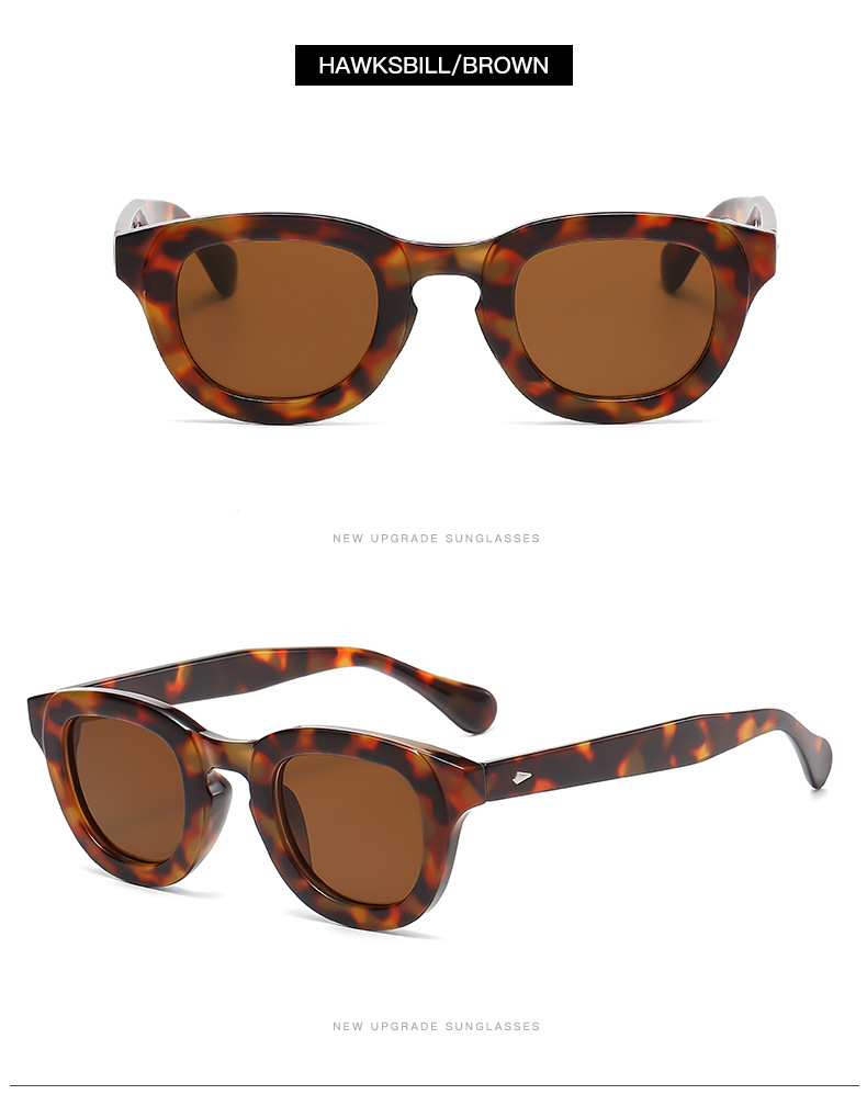 Streetwear Geometric Pc Oval Frame Full Frame Women's Sunglasses display picture 10