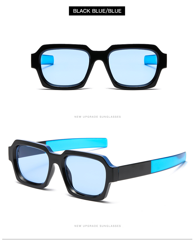 Vintage Style Streetwear Geometric Pc Square Full Frame Women's Sunglasses display picture 9