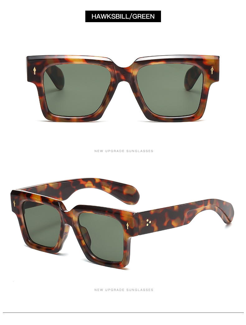 Retro Streetwear Geometric Pc Square Full Frame Women's Sunglasses display picture 7