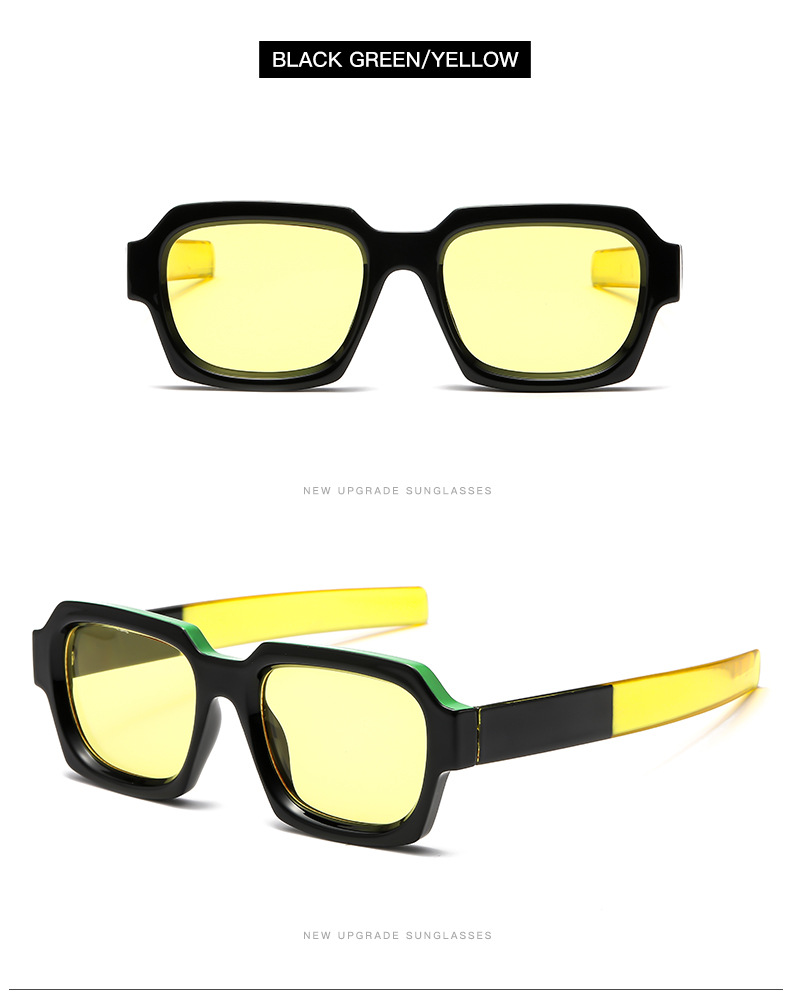 Vintage Style Streetwear Geometric Pc Square Full Frame Women's Sunglasses display picture 10