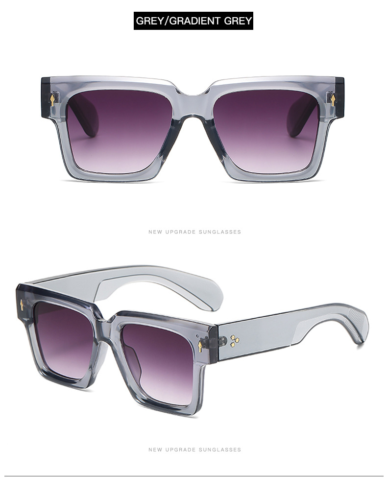 Retro Streetwear Geometric Pc Square Full Frame Women's Sunglasses display picture 8