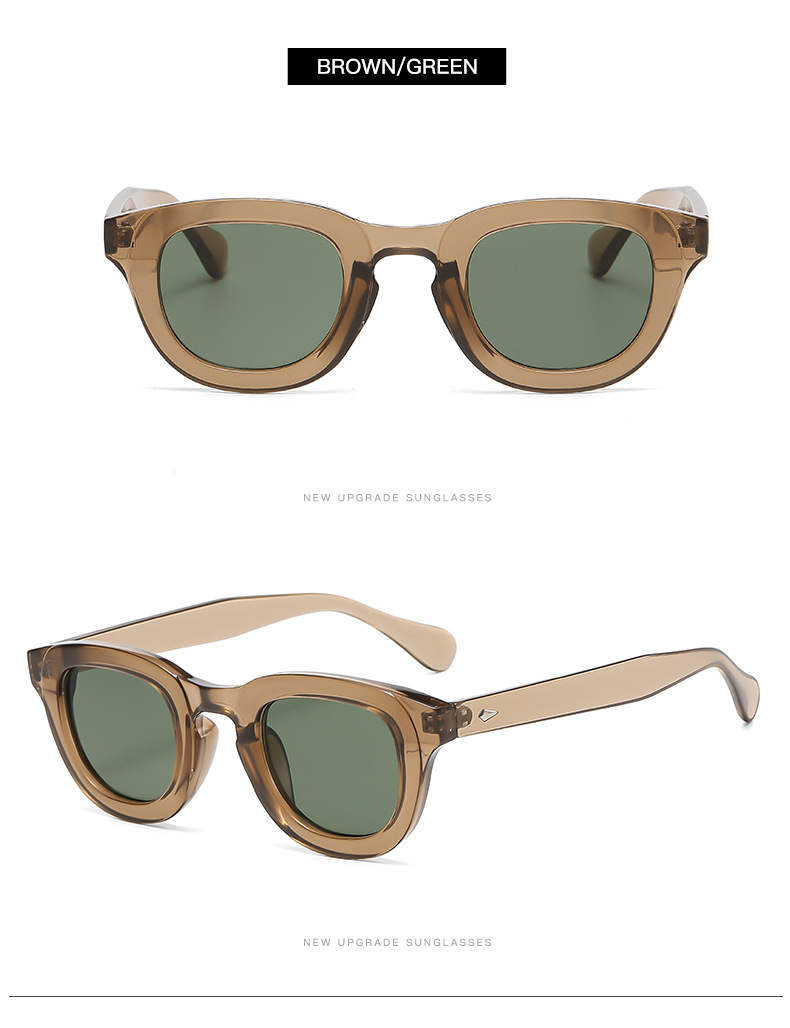 Streetwear Geometric Pc Oval Frame Full Frame Women's Sunglasses display picture 12