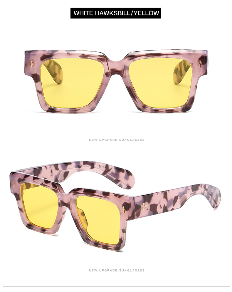 Retro Streetwear Geometric Pc Square Full Frame Women's Sunglasses display picture 9
