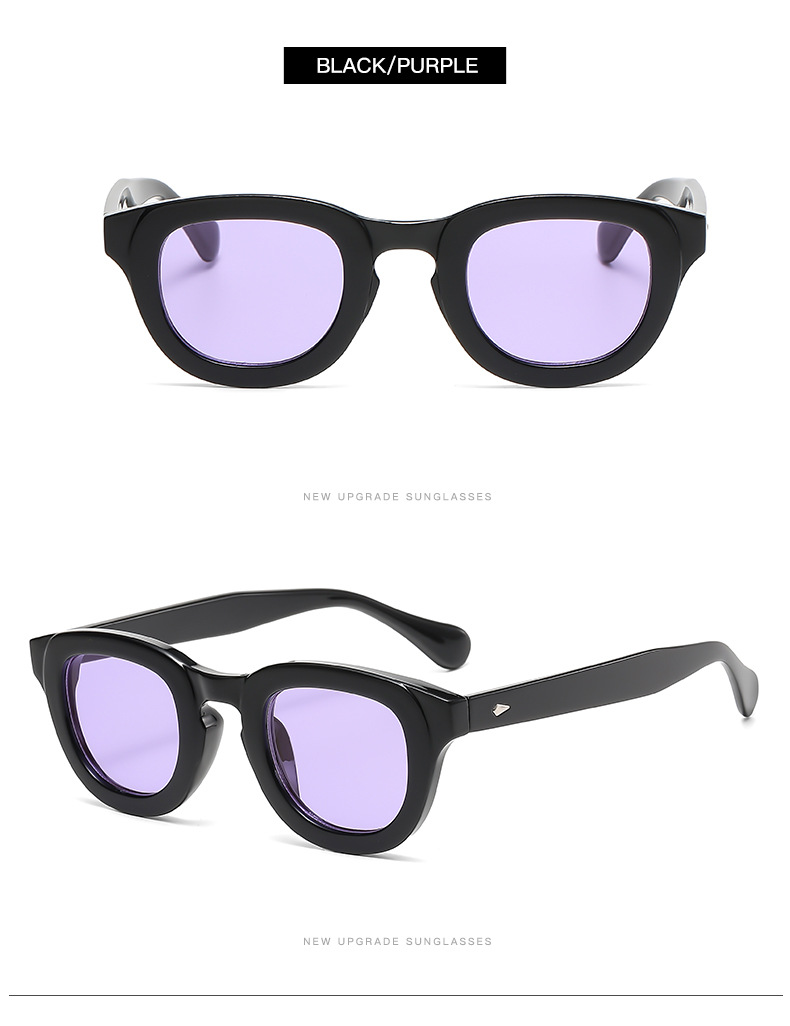 Streetwear Geometric Pc Oval Frame Full Frame Women's Sunglasses display picture 13