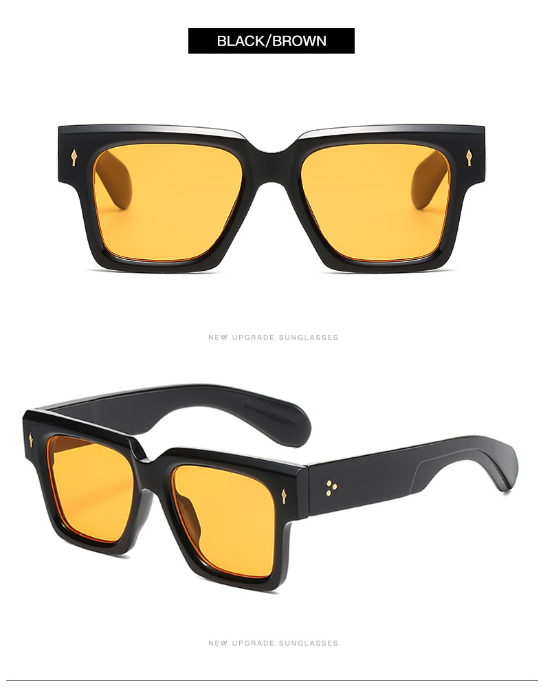 Retro Streetwear Geometric Pc Square Full Frame Women's Sunglasses display picture 10