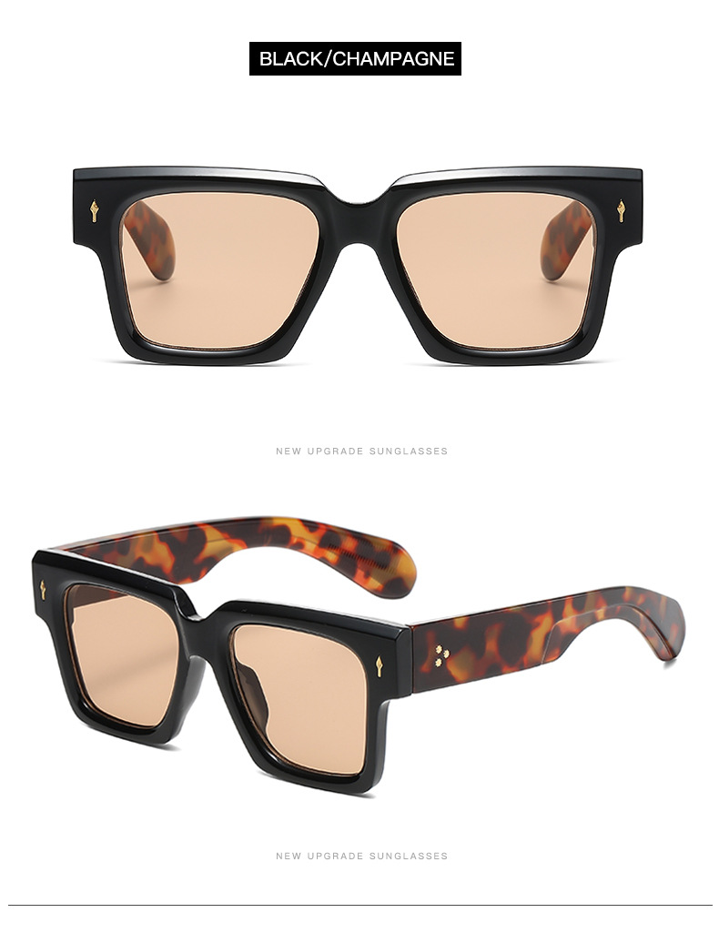 Retro Streetwear Geometric Pc Square Full Frame Women's Sunglasses display picture 11
