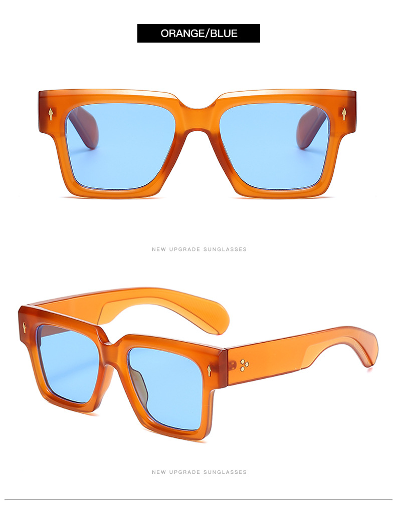 Retro Streetwear Geometric Pc Square Full Frame Women's Sunglasses display picture 12